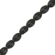 Czech Pinch beads 5x3mm Jet 23980